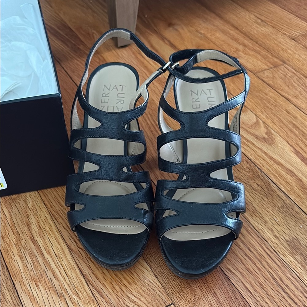Naturalizer Black Elegant Sandals